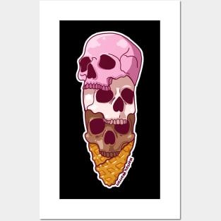 Skull Cone Posters and Art